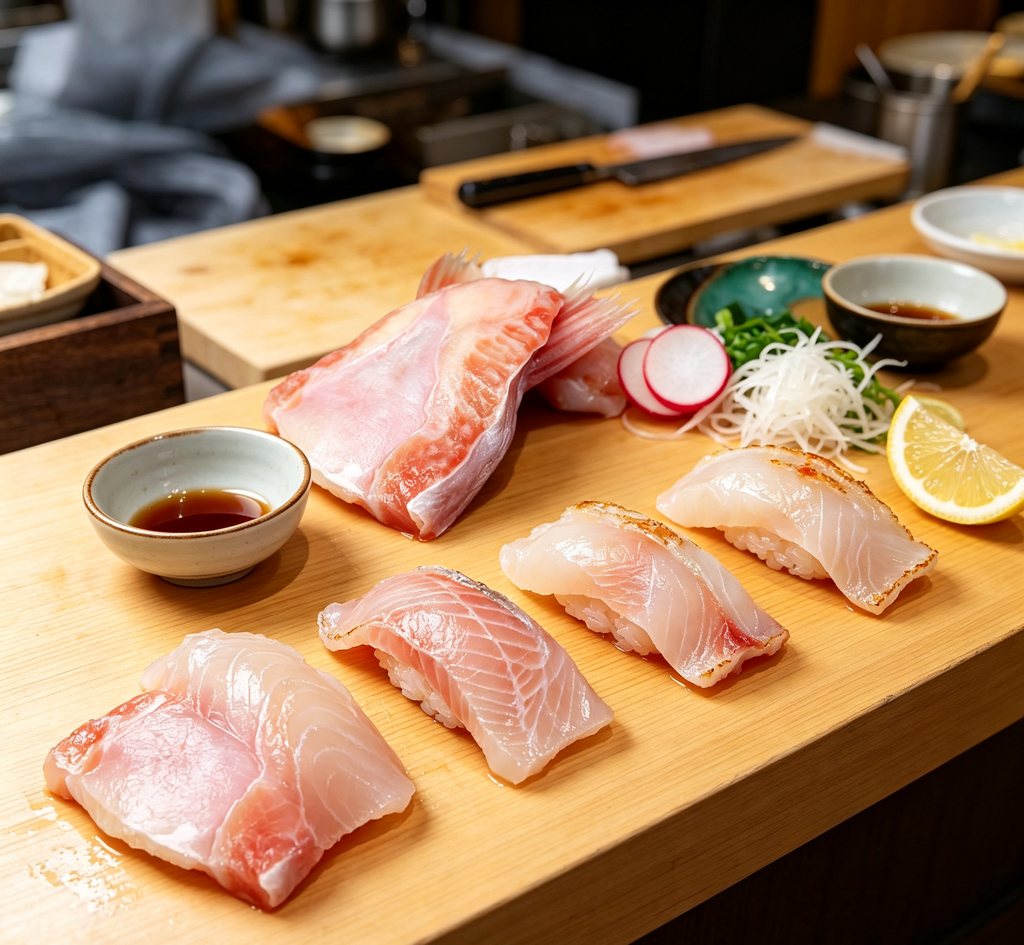 Delicate Fresh Fish Sashimi Platter - A Gourmet Seafood Experience